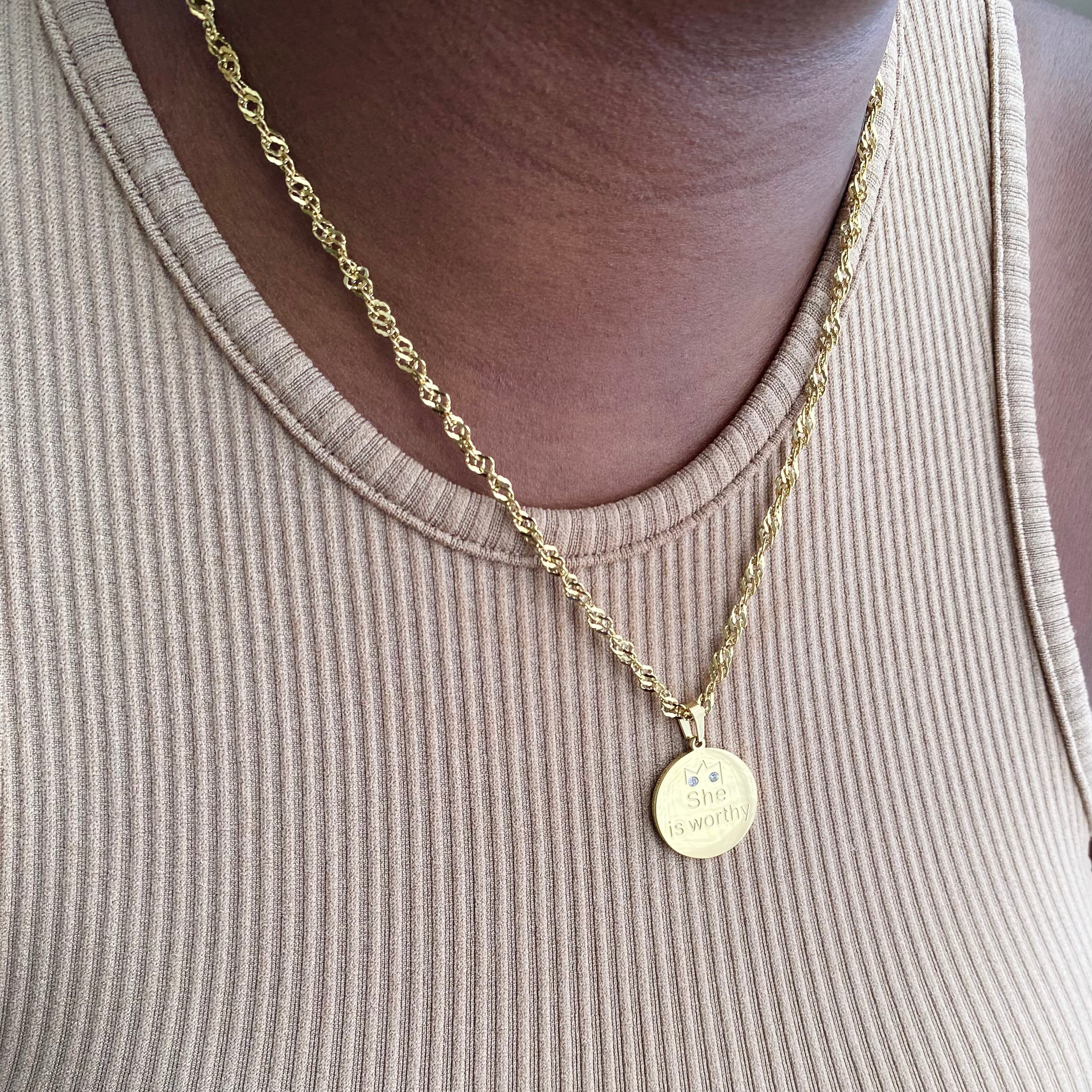 Ninety-nine coin necklace - アクセサリー